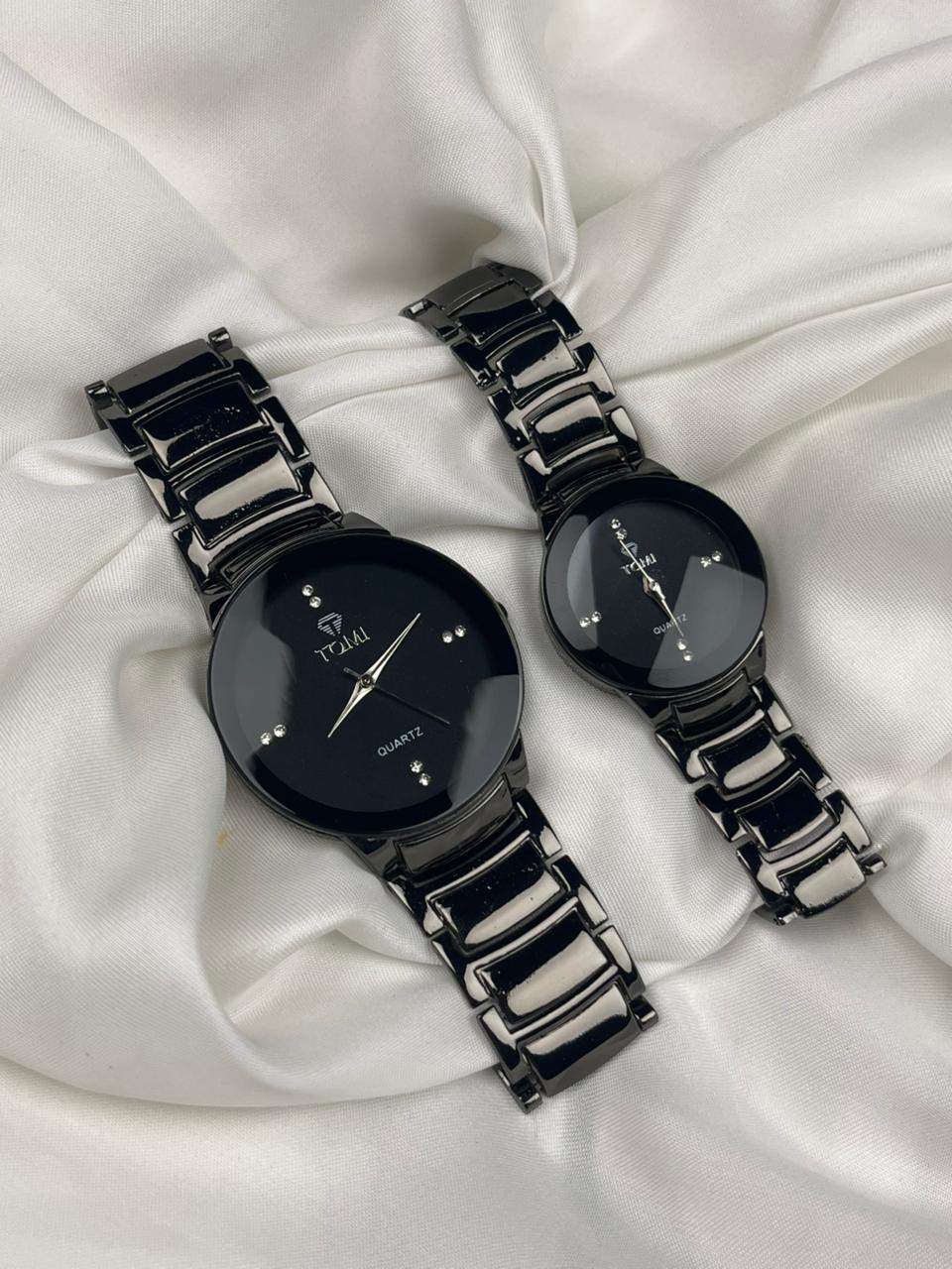 Classic Black TOMI Couple Watch